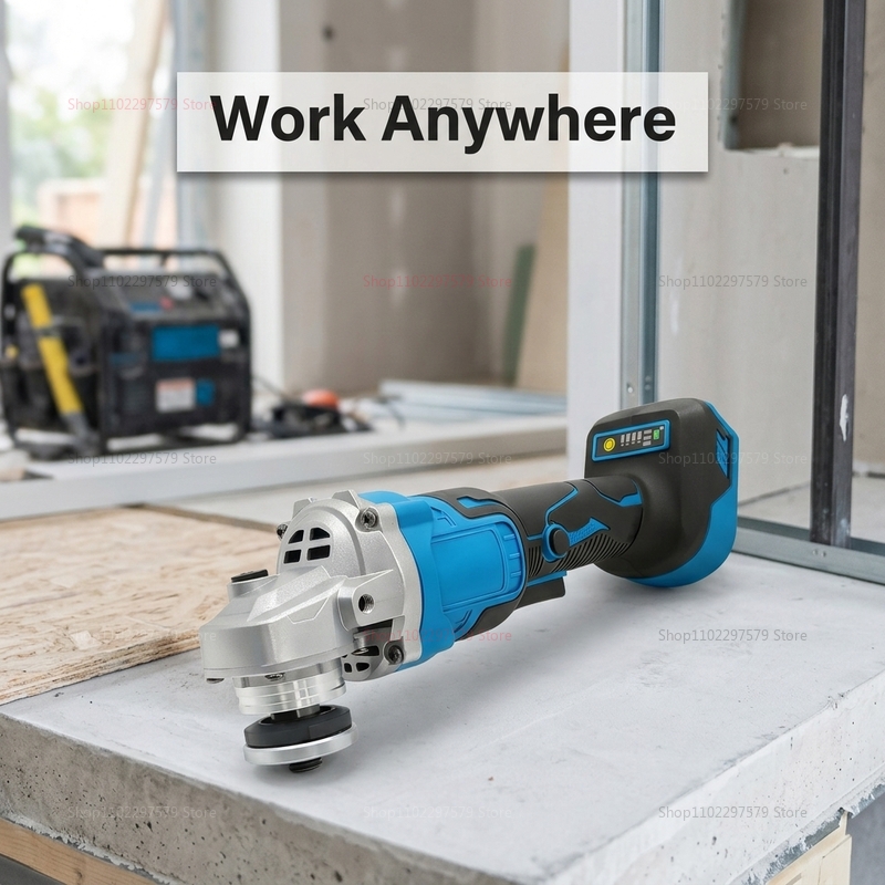 Brushless Angle Grinder Battery Powered - プロ仕様18Vブラシレスアングルグラインダー、コードレス金属切断研削盤、マキタ18Vバッテリー対応、CE認証ツール