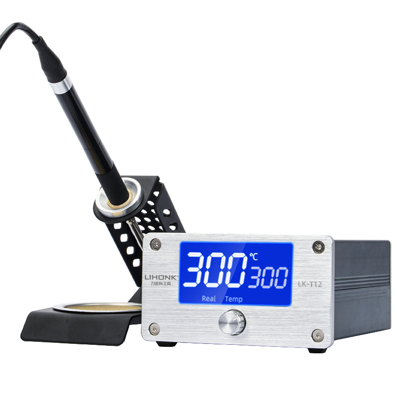 Digital Soldering Station T12 - T12 はんだ付けステーション：温度調節可能なスマートデジタルはんだごて—携帯電話修理用はんだ付けツールセット