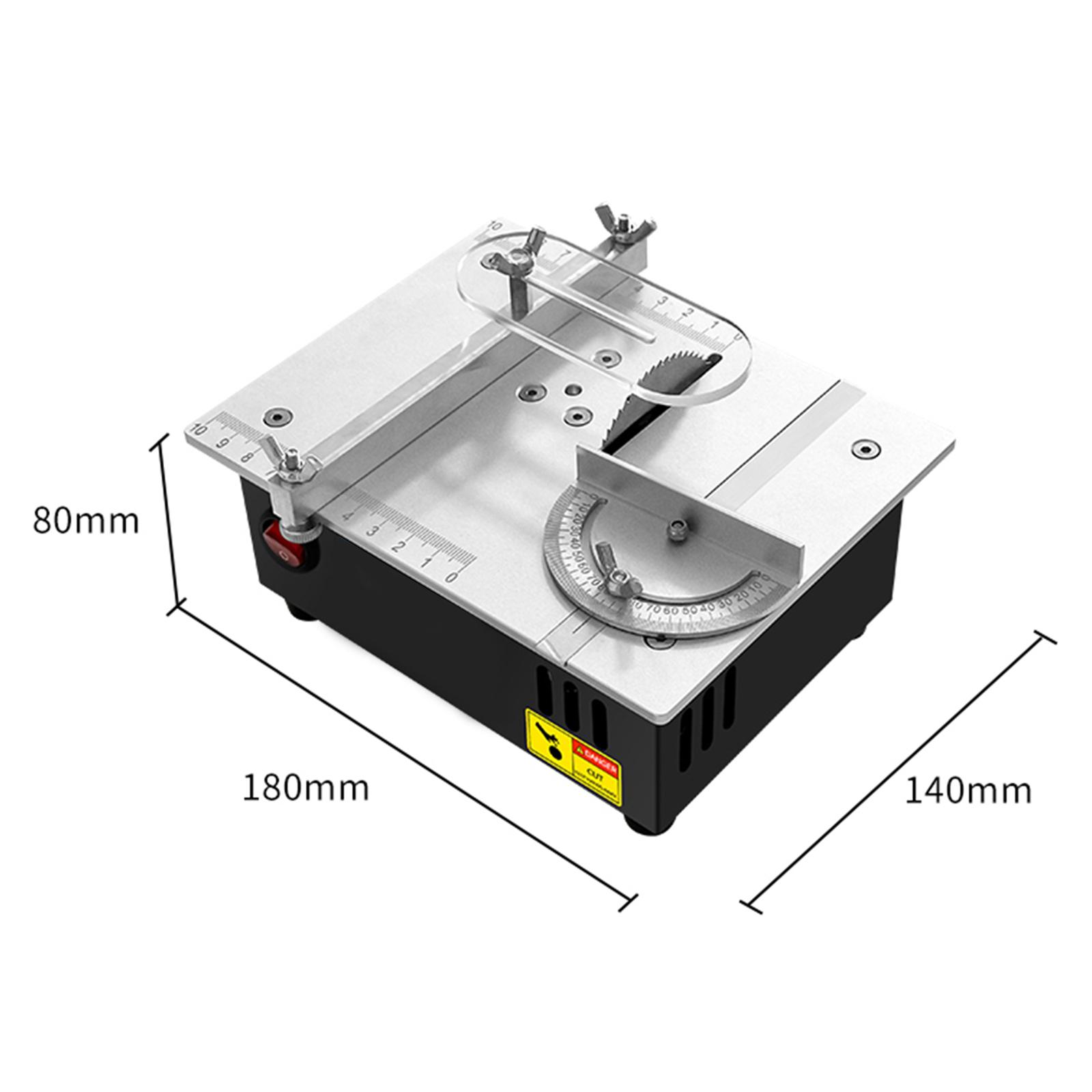 Mini Table Saw For Woodworking - ミニテーブルソー DIY モデルクラフト切削工具木工電動のこぎり木工ベンチソー工芸用木材アルミニウムミニチュア