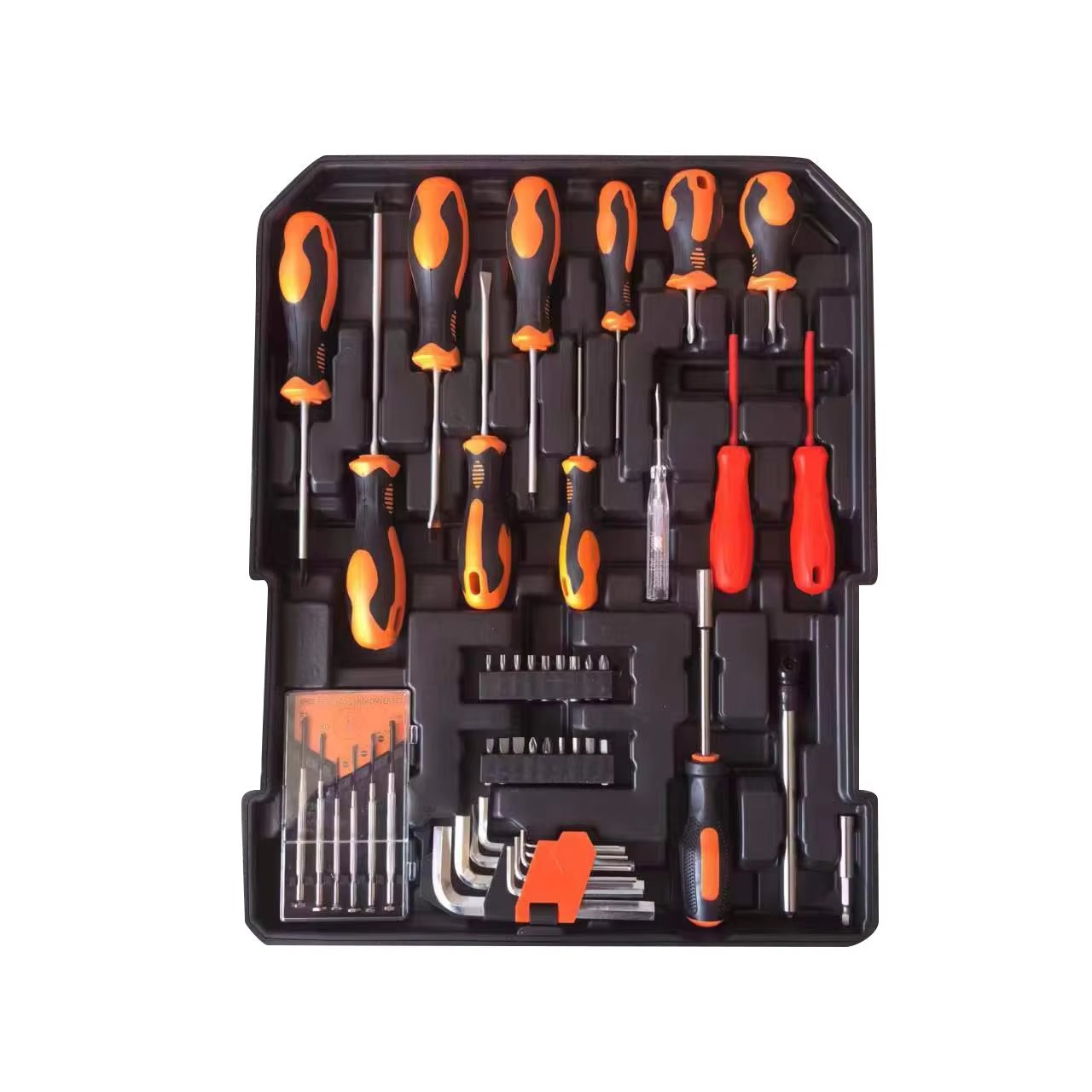 Hand Tools - OEMハンドツールコンビネーションセット クロムバナジウム鋼 ラチェットレンチソケットセット ハードケース付き 車修理用