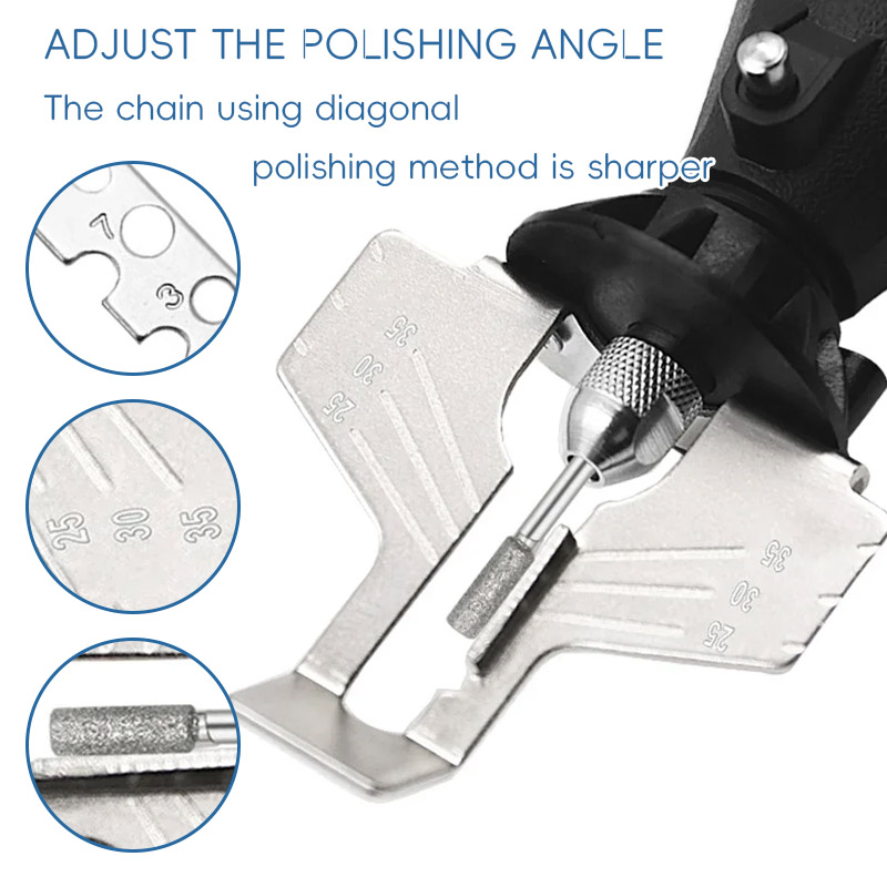 Reciprocating Saw Attachment Drill - チェーンソー研磨キット電動グラインダー研磨研磨アタッチメントセットソーチェーンツールドリルロータリーアクセサリーセット