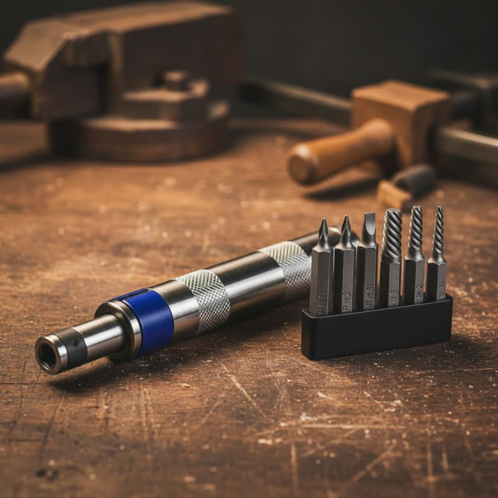 Hand Tools - 6-in-1 ドライバーセット コンパクトストライクドライバー 手動ストライクドライバー ボルト締め付けハンドツール メンテナンス用簡単取り付け
