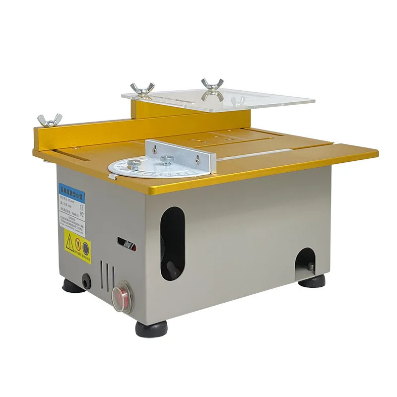 Mini Table Saw For Woodworking - 795多機能ミニデスクトップ第6世代リフティングテーブルソー家庭用DIY木工小型切断機