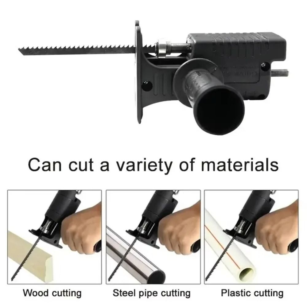 Reciprocating Saw Attachment Drill - クイックチャックドリルソーアダプター滑り止めガード補助ハンドルレシプロソーアダプタードリルソーアタッチメント