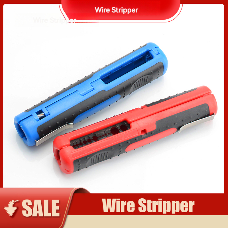 Automatic Wire Stripper Cutter - 多機能ケーブルワイヤーストリッパーカッタープライヤーハンドツールハードウェアツールポータブル滑り止めハンドルストリップペンクリップ