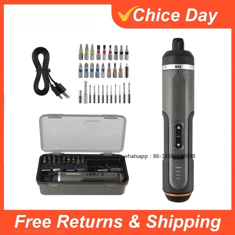 Electric Screwdriver Rechargeable Usb - 30 ビットセット電動工具 WX242 電気ドライバーセットスマートコードレスドリルドライバー USB 充電式セットホームリペア