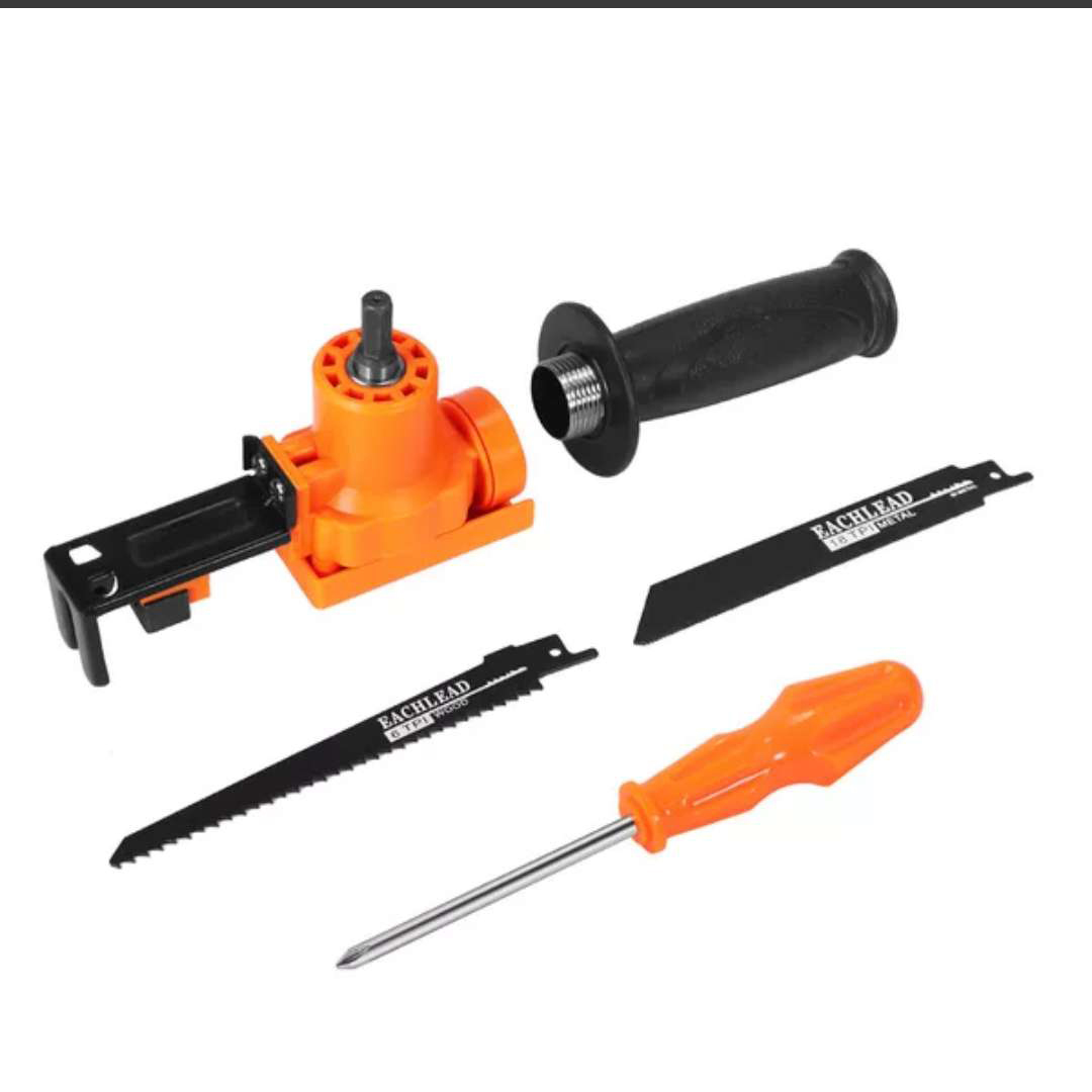 Reciprocating Saw Attachment Drill - 送料無料レシプロソーアタッチメントアダプター電気ドリルをレシプロソーに変更木材金属切断用 HT2611
