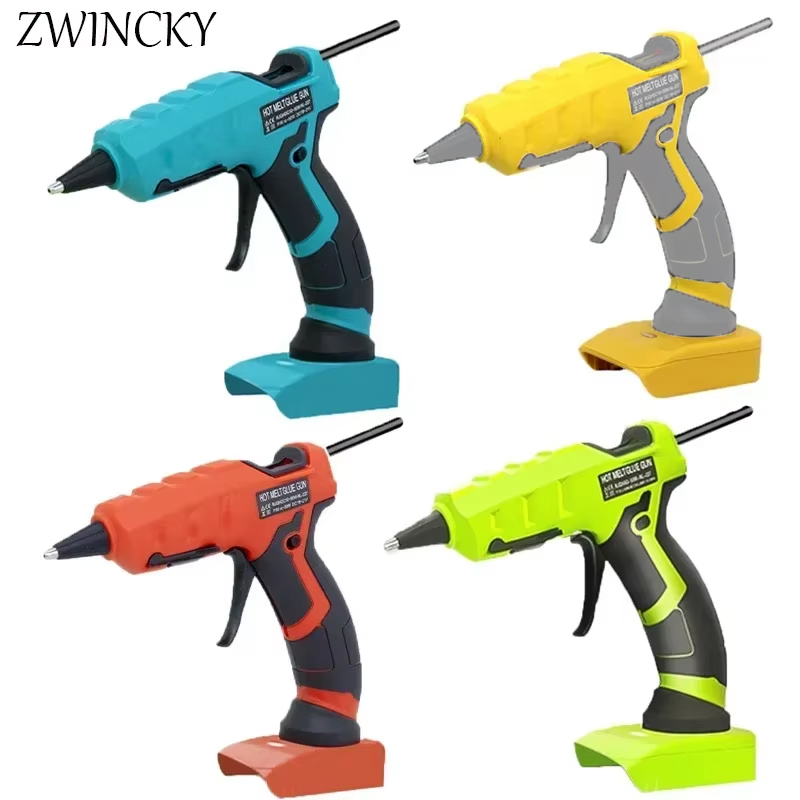Hot Melt Glue Gun Cordless - マキタ/デウォルト/ブラックデッカー/ミルウォーキー/ボッシュ18Vリチウムバッテリー対応ホットメルトグルーガン（グルースティック30本付き）