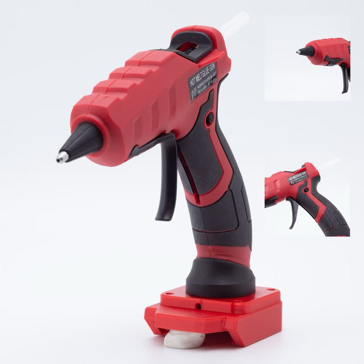 Hot Melt Glue Gun Cordless - ホットグルーガン 60W 7mm コードレス ホットメルトグルーガン LIDL