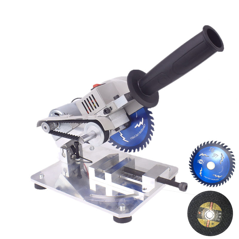 Mini Table Saw For Woodworking - ポータブルミニテーブルソー金属木材プラスチック切断機アルミ合金テーブルソーDIY木工機械