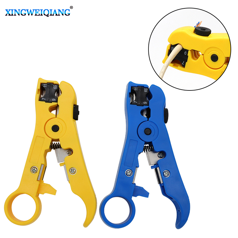 Automatic Wire Stripper Cutter - 自動カットオフレンチ,同軸ケーブルワイヤーストリッパー,ユニバーサル,六角形レンチ付き