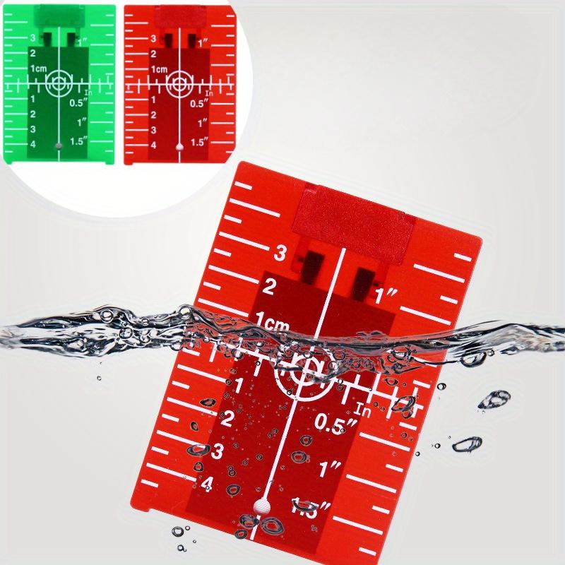 Laser Level 16 Lines 4D Green - 1 個インチセンチメートルレーザーターゲットカードプレートグリーンレッドレーザーレベル 10 5 センチメートル X