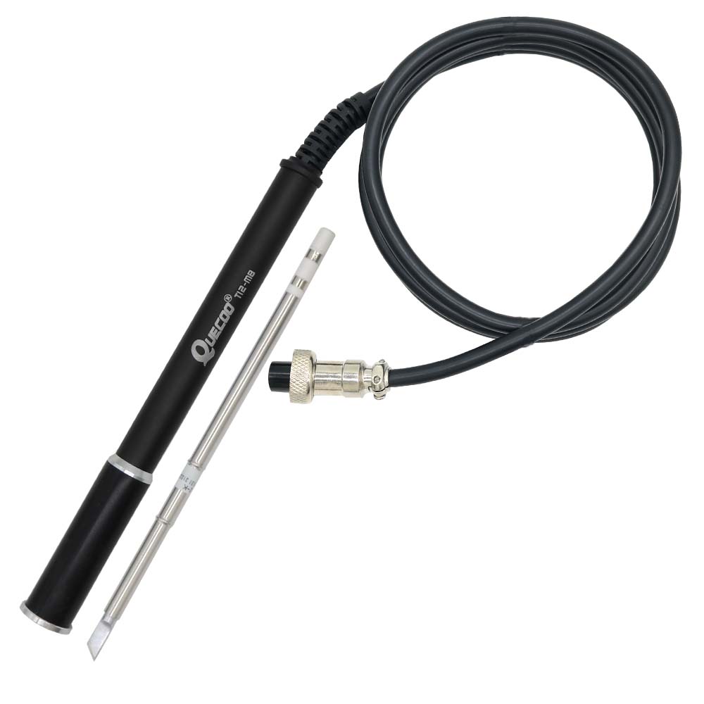 Digital Soldering Station T12 - Oled/led用ブラックアルミニウム合金ハンドル,2019チップ付きデジタル電気はんだ付けステーション,T12-M8,新しいT12-Kコレクション
