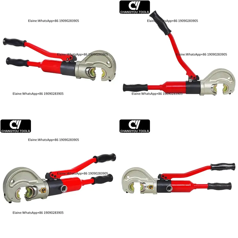 Hand Tools - CYO-300C ハンド油圧式ケーブルラグ端子圧着工具 鋼製ワイヤークリンパー 安全弁付き 標準AL CUケーブルラグツール