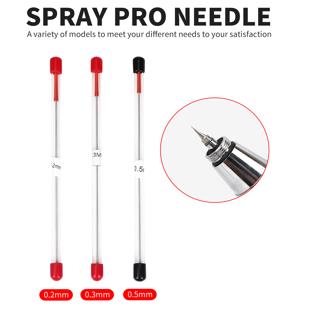 3 個セット 0.2/0.3/0.5 ミリメートルエアブラシ - Airbrush Kit With Mini Compressor のレビューと価格