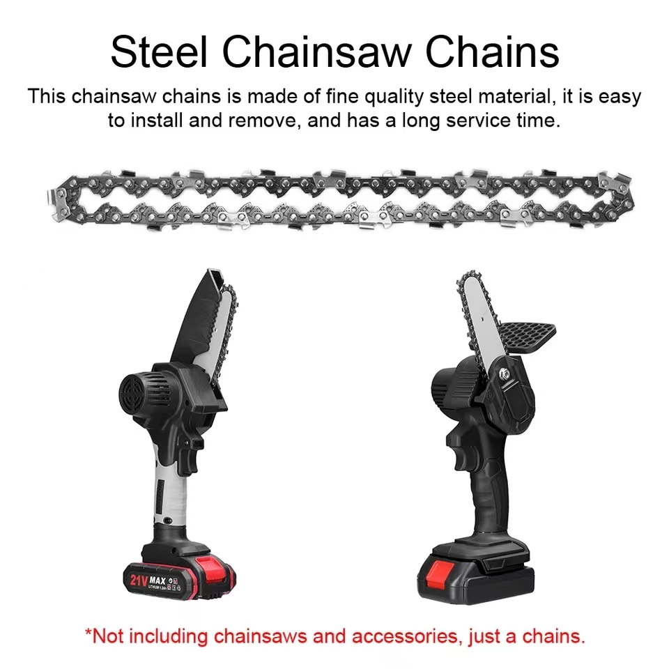 電気チェーンソーチェーンガイドプレートミニスチールチェーンソ - Mini Electric Chainsaw 6 Inch のレビューと価格