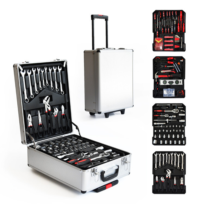 186ピース アルミケース入り トロリー式 メカニック 自動 - Hand Tools のレビューと価格