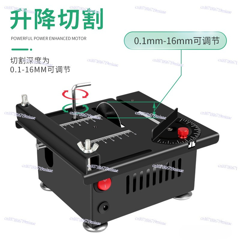 ミニチュア卓上ミニテーブルソー DIY 小型木工プラスチック - Mini Table Saw For Woodworking のレビューと価格