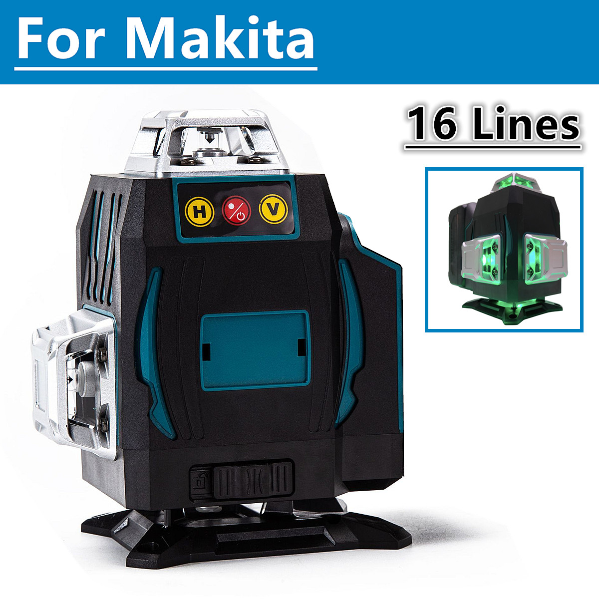マキタ 18V バッテリー 16 ライン 4D レーザーレベ - Laser Level 16 Lines 4D Green のレビューと価格