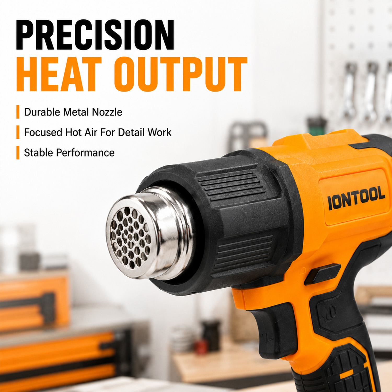 IONTOOL イエロー コードレスヒートガン 550 ℃  - Cordless Heat Gun For Shrink Tubing のレビューと価格