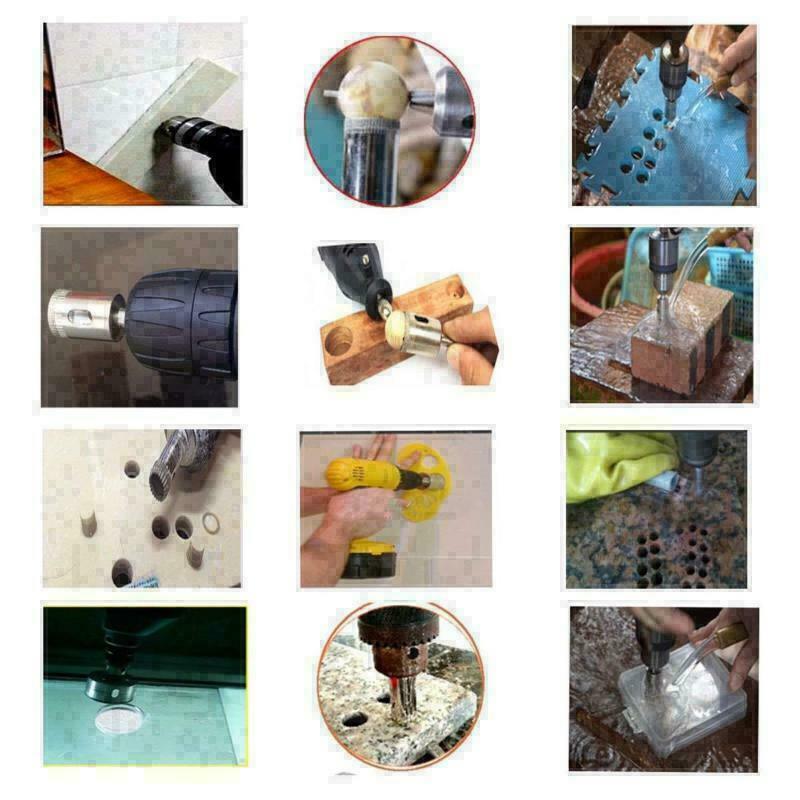 10/15 個セットタイルドリルビットセットダイヤモンドコー - Reciprocating Saw Attachment Drill のレビューと価格