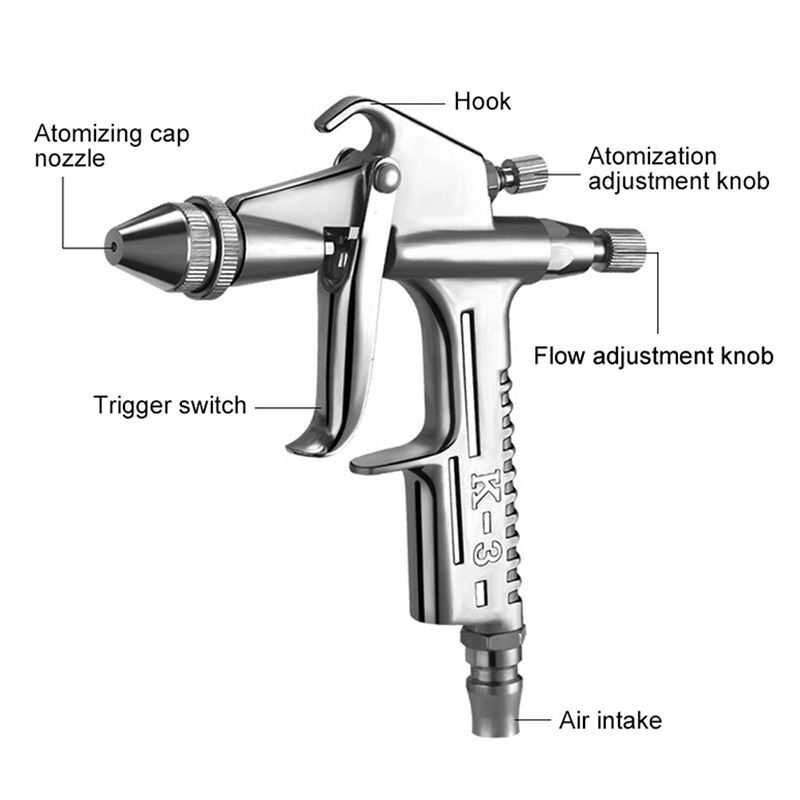ミニペイントスプレーK-3 mm,噴霧ノズル,空気噴霧器,ペ - Airbrush Kit With Mini Compressor のレビューと価格