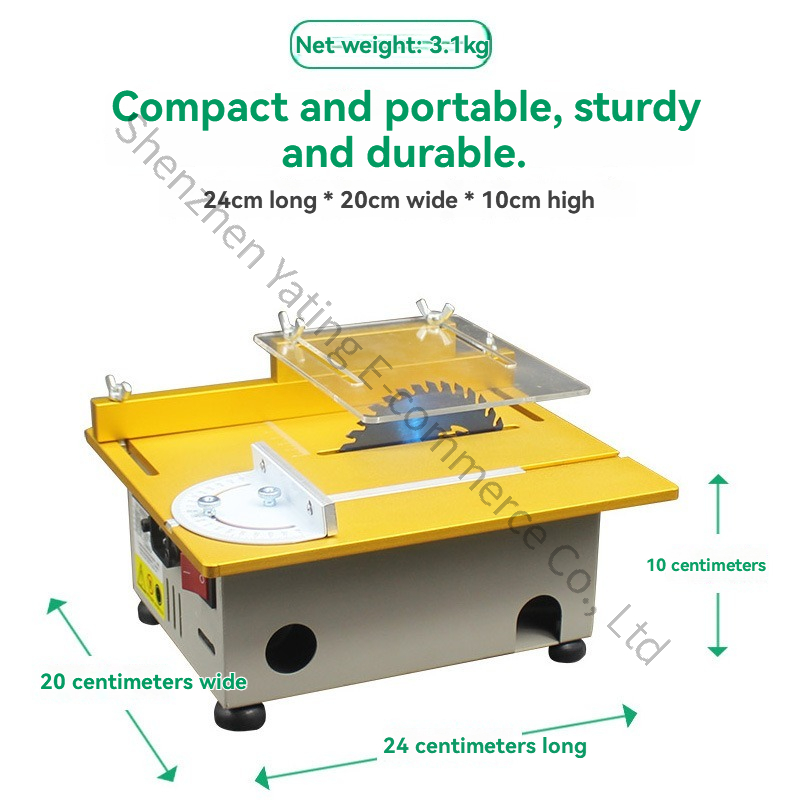 電動テーブルソー 家庭用木工ミニ多機能アクリルDIY卓上切断 - Mini Table Saw For Woodworking のレビューと価格