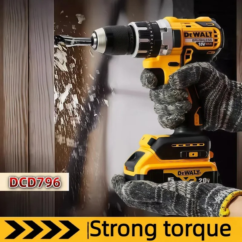 デウォルト コードレス DCD796 インパクト電動ドリル  - Brushless Cordless Electric Drill 18V のレビューと価格