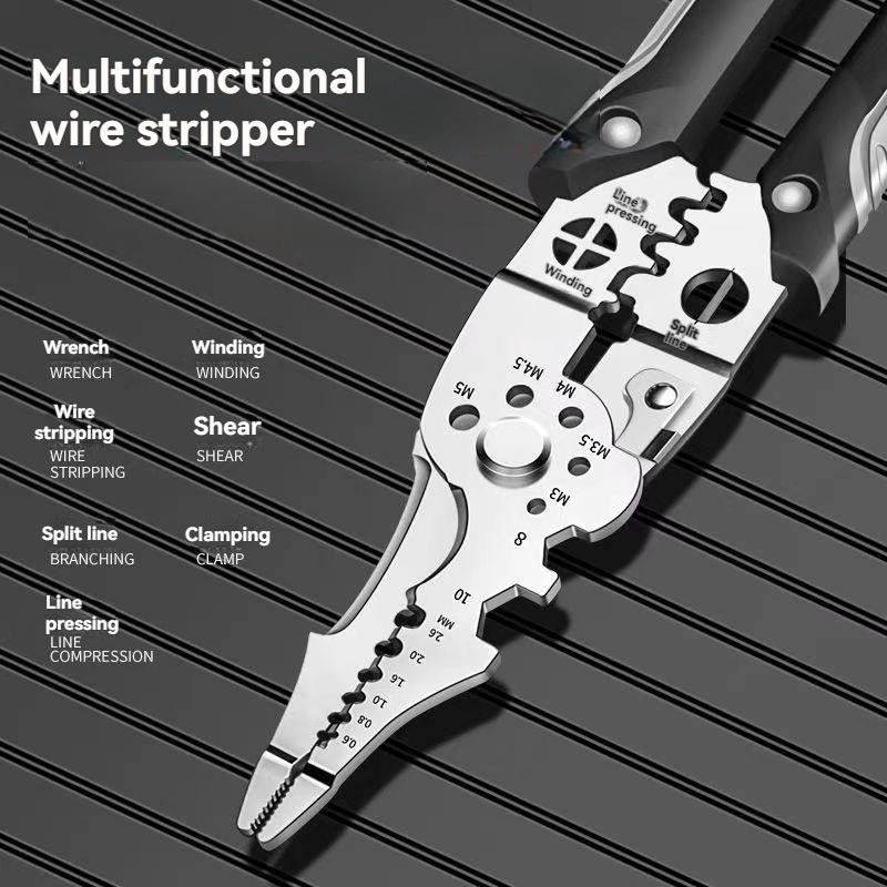 多機能工業用ワイヤーストリッパーカッタークリンパー、ヘビーデ - Automatic Wire Stripper Cutter のレビューと価格