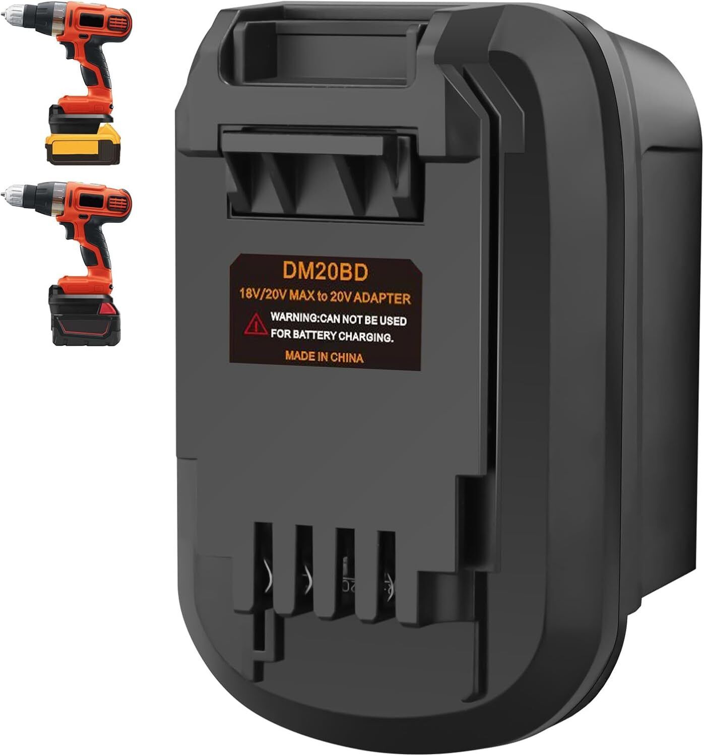 DM20BD バッテリーアダプター DeWalt 20V 用 - Brushless Cordless Electric Drill 18V のレビューと価格