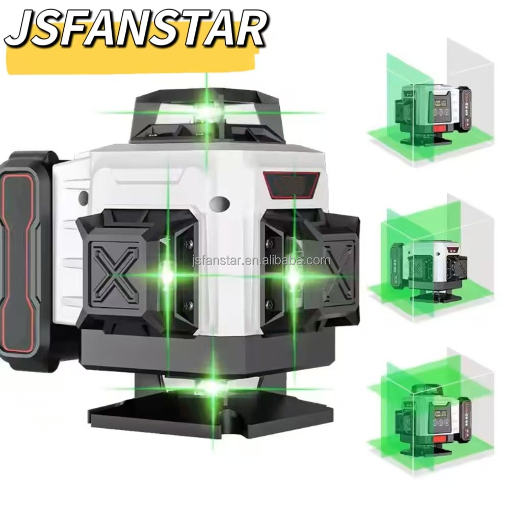 ATVNew デジタル16ライン グリーンレーザーレベル セ - Laser Level 16 Lines 4D Green のレビューと価格