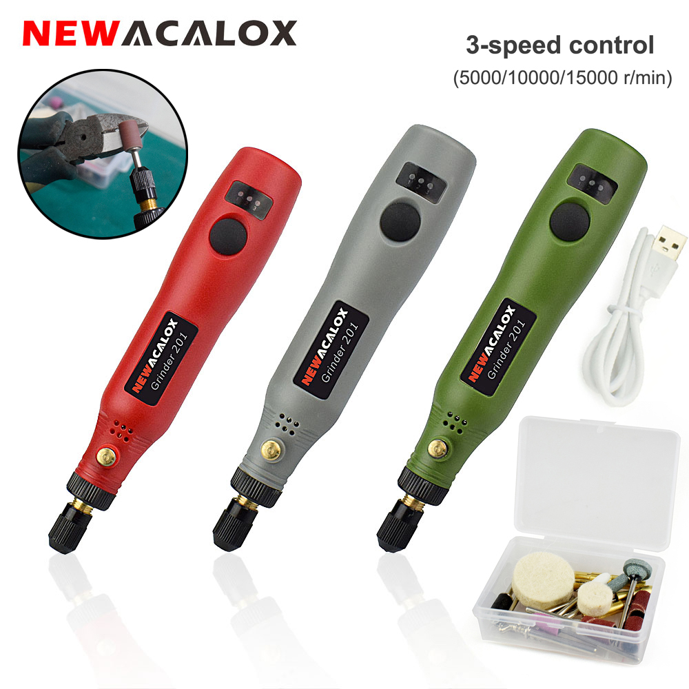 NEWACALOX コードレス可変速ロータリーツールキット  - Cordless Rotary Tool Kit Accessories のレビューと価格
