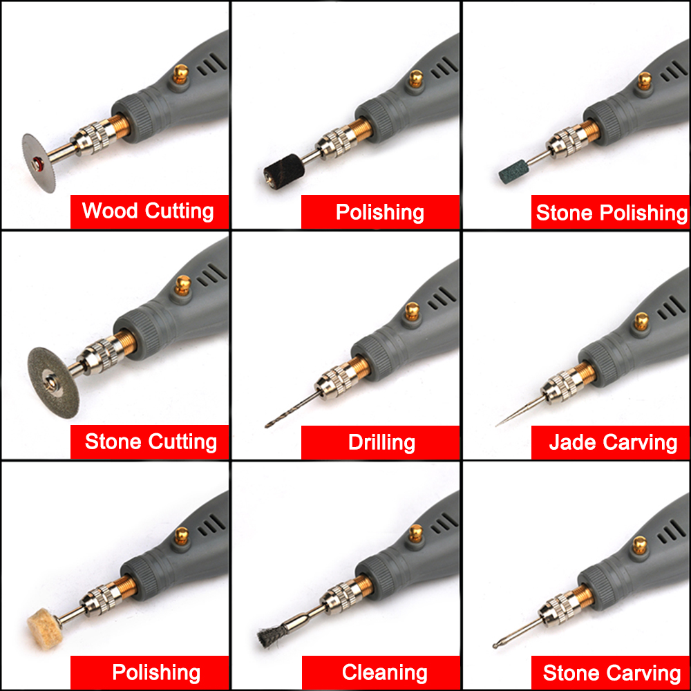 NEWACALOX コードレス可変速ロータリーツールキット  - Cordless Rotary Tool Kit Accessories のレビューと価格
