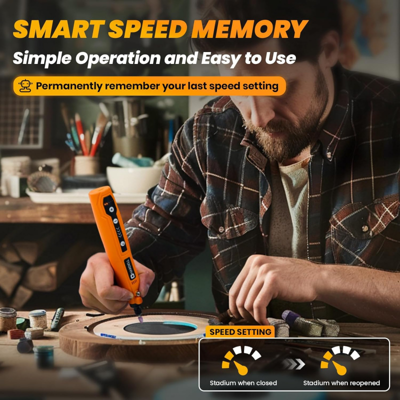 ミニコードレスロータリーツールキット、5スピード、USB充電 - Cordless Rotary Tool Kit Accessories のレビューと価格