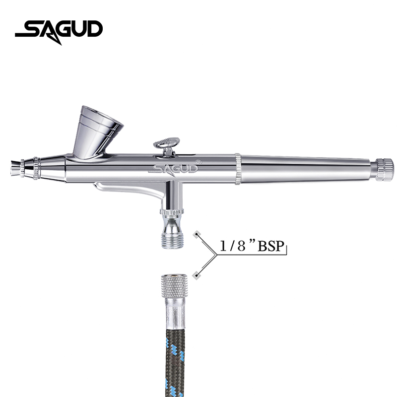 SAGUD エアブラシモデル SD-135 0.2 ミリメー - Airbrush Kit With Mini Compressor のレビューと価格