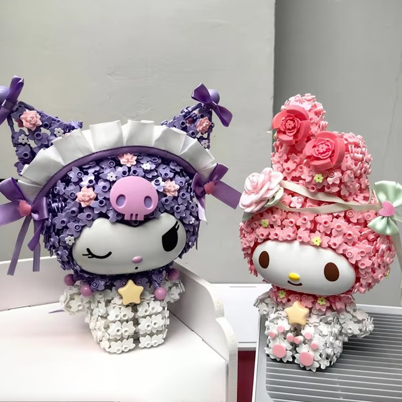 花柄ガーデンテーマのビルディングブロックブラインドボックスキ - Garden Tools のレビューと価格