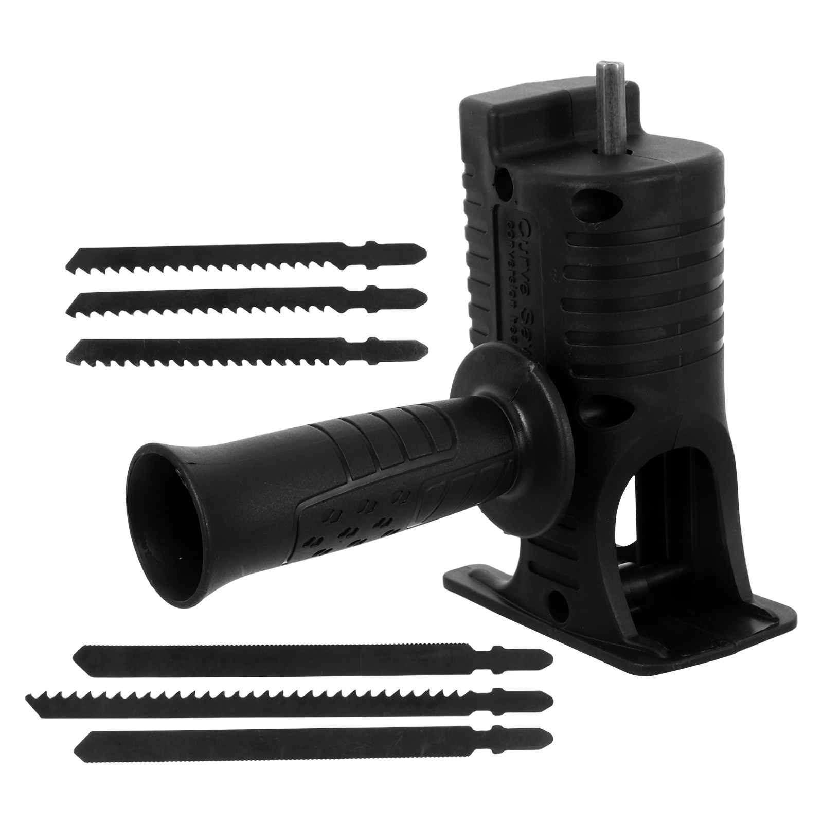 7点セット電動ドリル変換ソー黒ポータブル往復アタッチメントブ - Reciprocating Saw Attachment Drill のレビューと価格