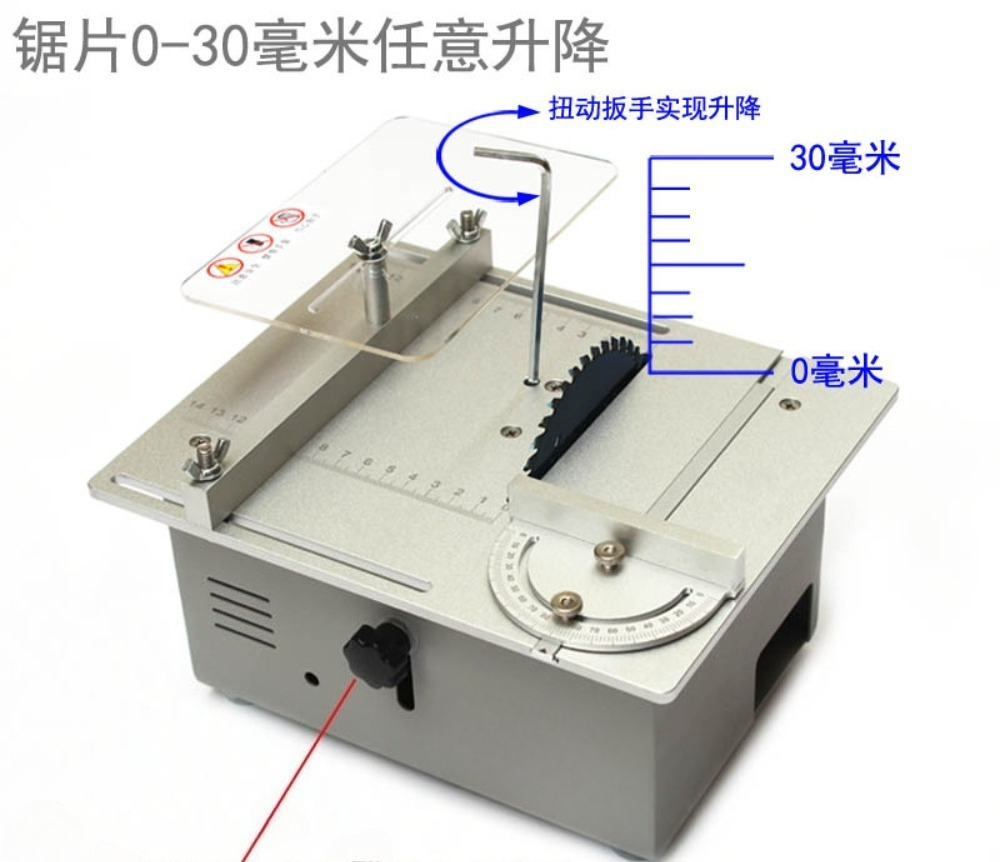ポータブルミニ木工テーブルソー 360W パワーエフィシエン - Mini Table Saw For Woodworking のレビューと価格