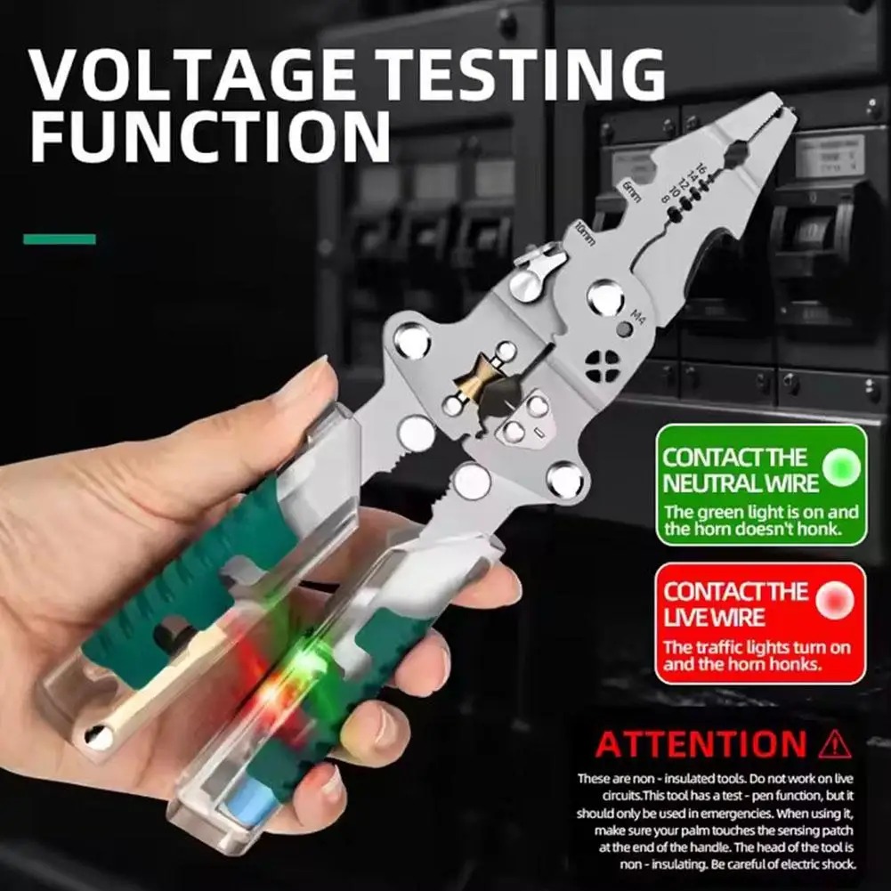 Foldalbe ワイヤーストリッピングプライヤー電圧テスト - Automatic Wire Stripper Cutter のレビューと価格