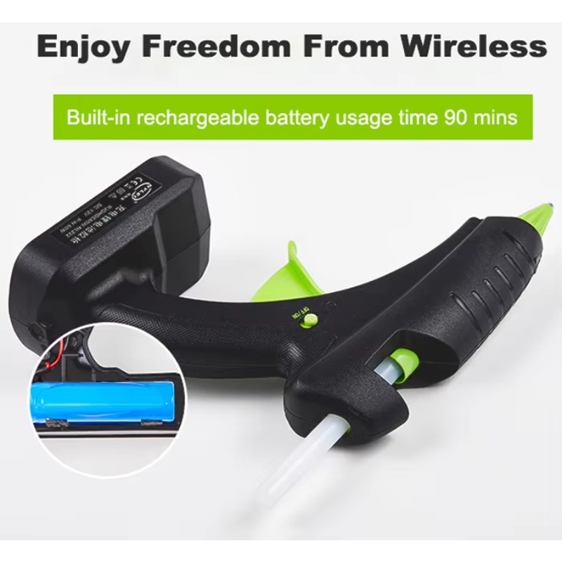60W 12Vコードレスホットメルトグルーガン充電式電気加熱 - Hot Melt Glue Gun Cordless のレビューと価格