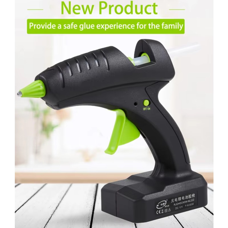 60W 12Vコードレスホットメルトグルーガン充電式電気加熱 - Hot Melt Glue Gun Cordless のレビューと価格