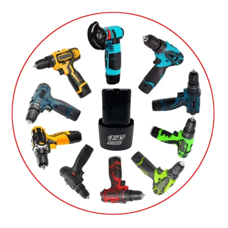 新しい 12V 3000mAh ユニバーサル充電式リチウム電 - Electric Screwdriver Rechargeable Usb のレビューと価格