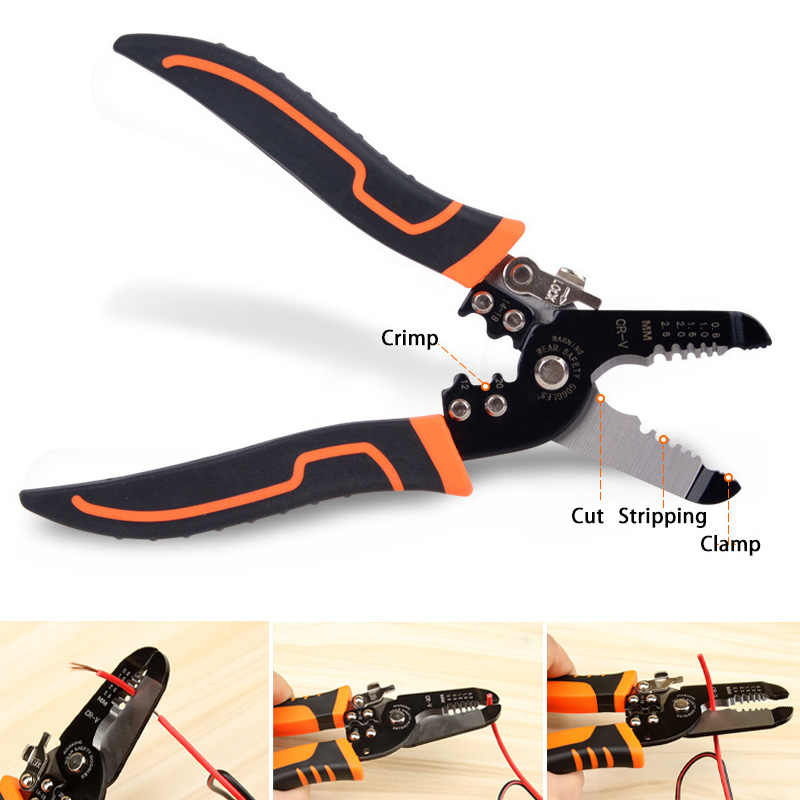 175 ミリメートルストリッピング圧着ペンチワイヤーストリッ - Automatic Wire Stripper Cutter のレビューと価格