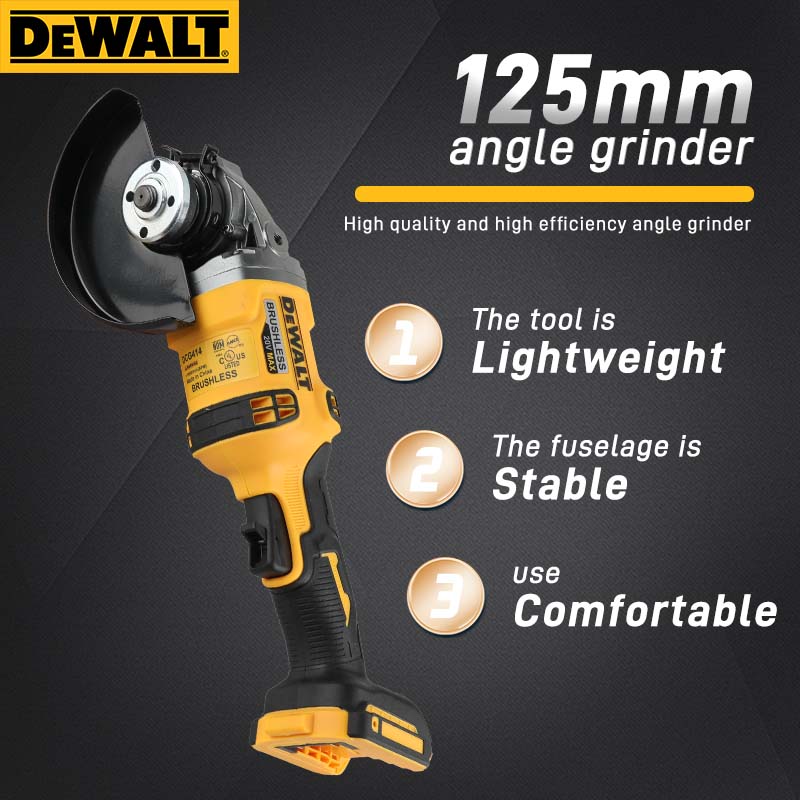 DEWALT DCG414 20V MAX ブラシレスアング - Brushless Angle Grinder Battery Powered のレビューと価格