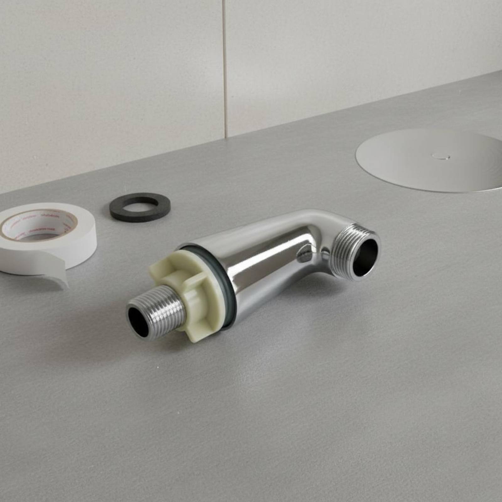 2ピース浴槽蛇口取り付け脚 シルバートーン仕上げ 浴室用配管 - Plumbing のレビューと価格