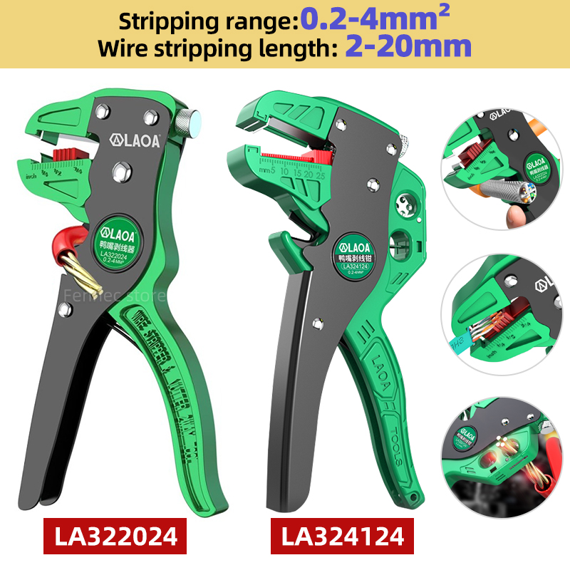 LAOA ワイヤーストリッパーツールケーブル切断ニッパー調整 - Automatic Wire Stripper Cutter のレビューと価格