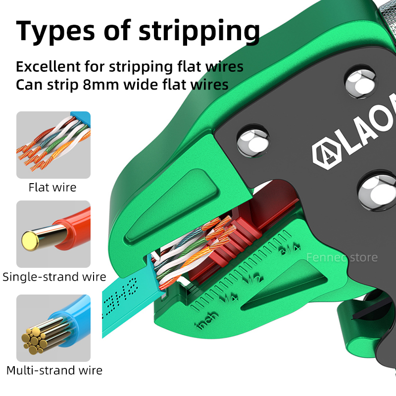 LAOA ワイヤーストリッパーツールケーブル切断ニッパー調整 - Automatic Wire Stripper Cutter のレビューと価格