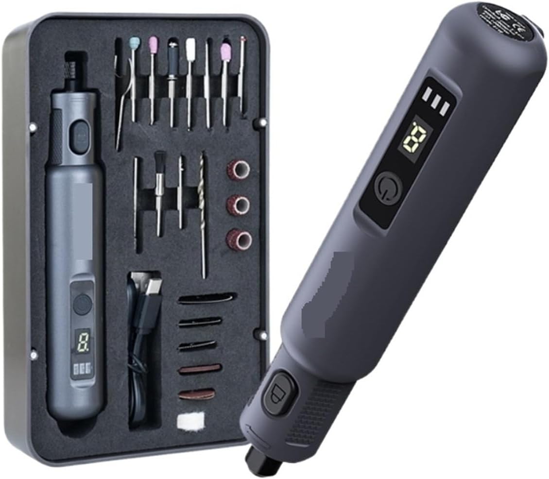 コードレスロータリーツールキット 6段階速度調整 3.7V  - Cordless Rotary Tool Kit Accessories のレビューと価格