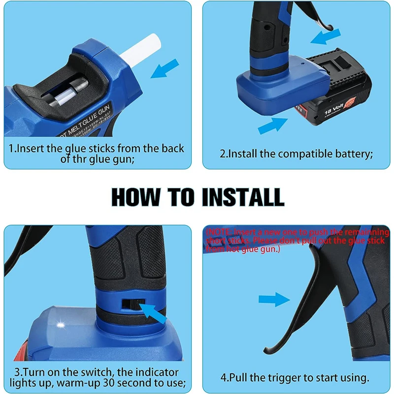 ボッシュ18V/20Vリチウムイオンバッテリー対応コードレス - Hot Melt Glue Gun Cordless のレビューと価格