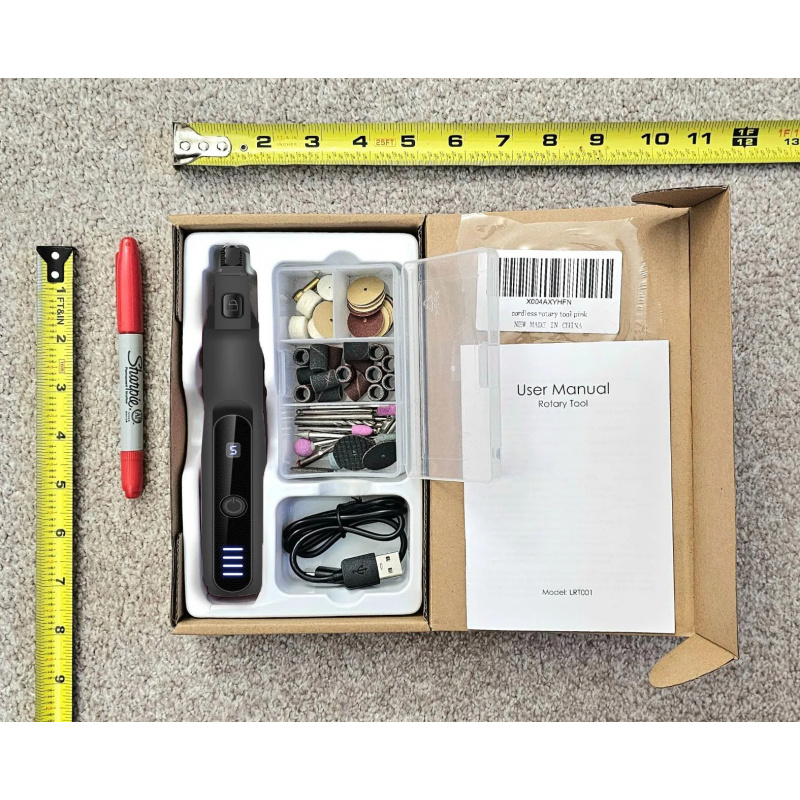 3.7Vコードレスミニロータリーツールキット、可変速電動グラ - Cordless Rotary Tool Kit Accessories のレビューと価格